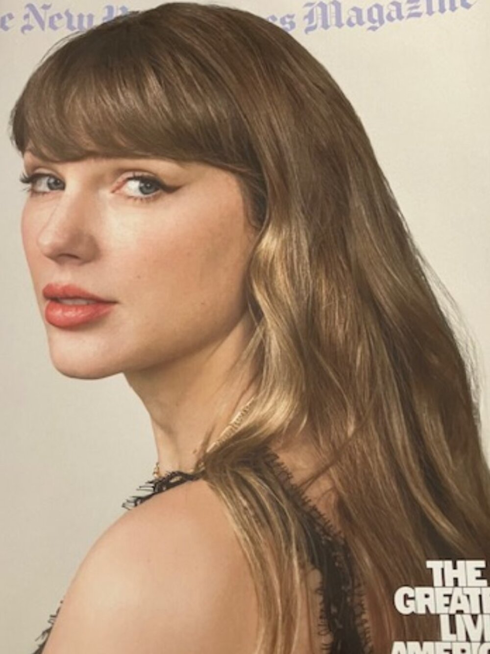 taylor swift cover ny times mag with 30 greatest living american songwiters